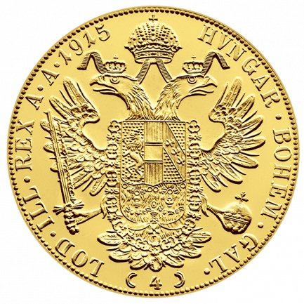 Investičné zlato 4 Dukát František Jozef I. 1915 - Novorazba